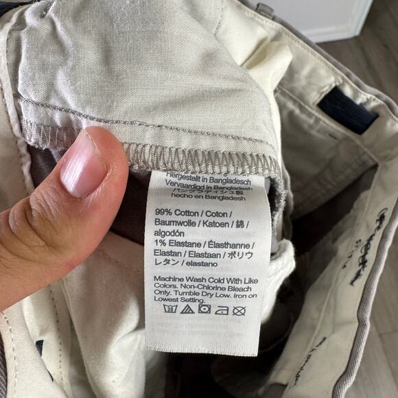 Crewcuts J.Crew 770 Stretch Chino Pants Boys 12 Chrome Gray Adjustable Waistband - Picture 6 of 7